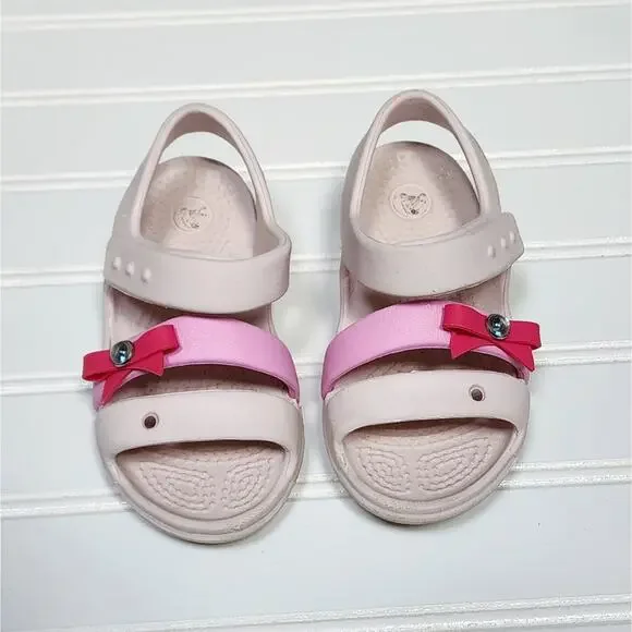 Crocs Kids Keeley Charm Sandals - Picture 3 of 11